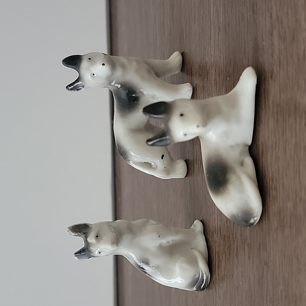 Vintage Porcelain dogs
